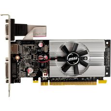 MSI PCI-E N210-1GD3/LP NVIDIA GeForce 210 1024Mb 64 DDR3 460/800 DVIx1 HDMIx1 CRTx1 Ret low profile ()