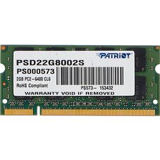 Patriot Memory 2 DDR2 800 SODIMM CL6 (PSD22G8002S) ()