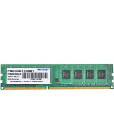 Patriot Memory Signature 4 DDR3 1600 DIMM CL11 (PSD34G160081) ()