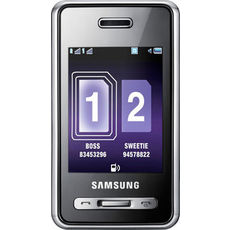 Samsung D980 Duos black