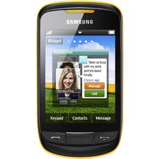 Samsung S3850 Corby II Yellow Black