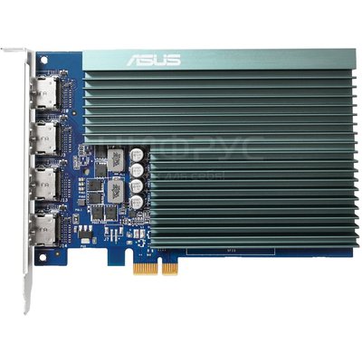 Asus PCI-E GT730-4H-SL-2GD5 NVIDIA GeForce GT 730 2048Mb 64 GDDR5 902/5010 HDMIx4 HDCP Ret (GT730-4H-SL-2GD5) () - 
