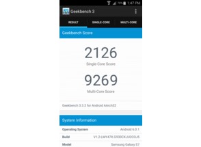 Samsung Galaxy S7   Exynos 8890      Geekbench III.